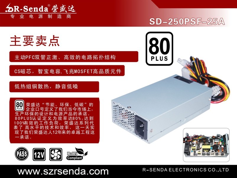 1U刀片式電源
