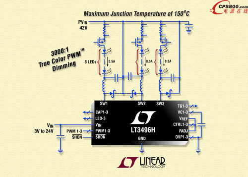 ͨݔ LED Ӷ_ 24  500mA LED