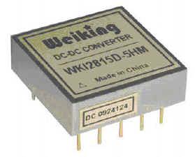 Weiking單路航空電源航天電源儀器通信電源軍用高可靠DC-DC電源模塊WKI2805S-5HM